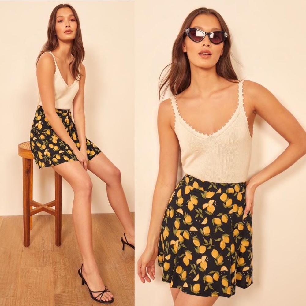 Reformation Flounce Skirt